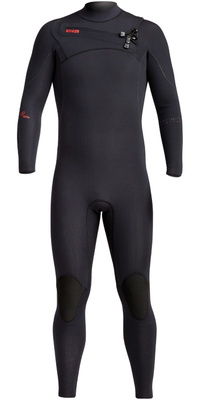 2026 Xcel Mens Infiniti 4/3mm Chest Zip Wetsuit MN43Z2L4 - Black